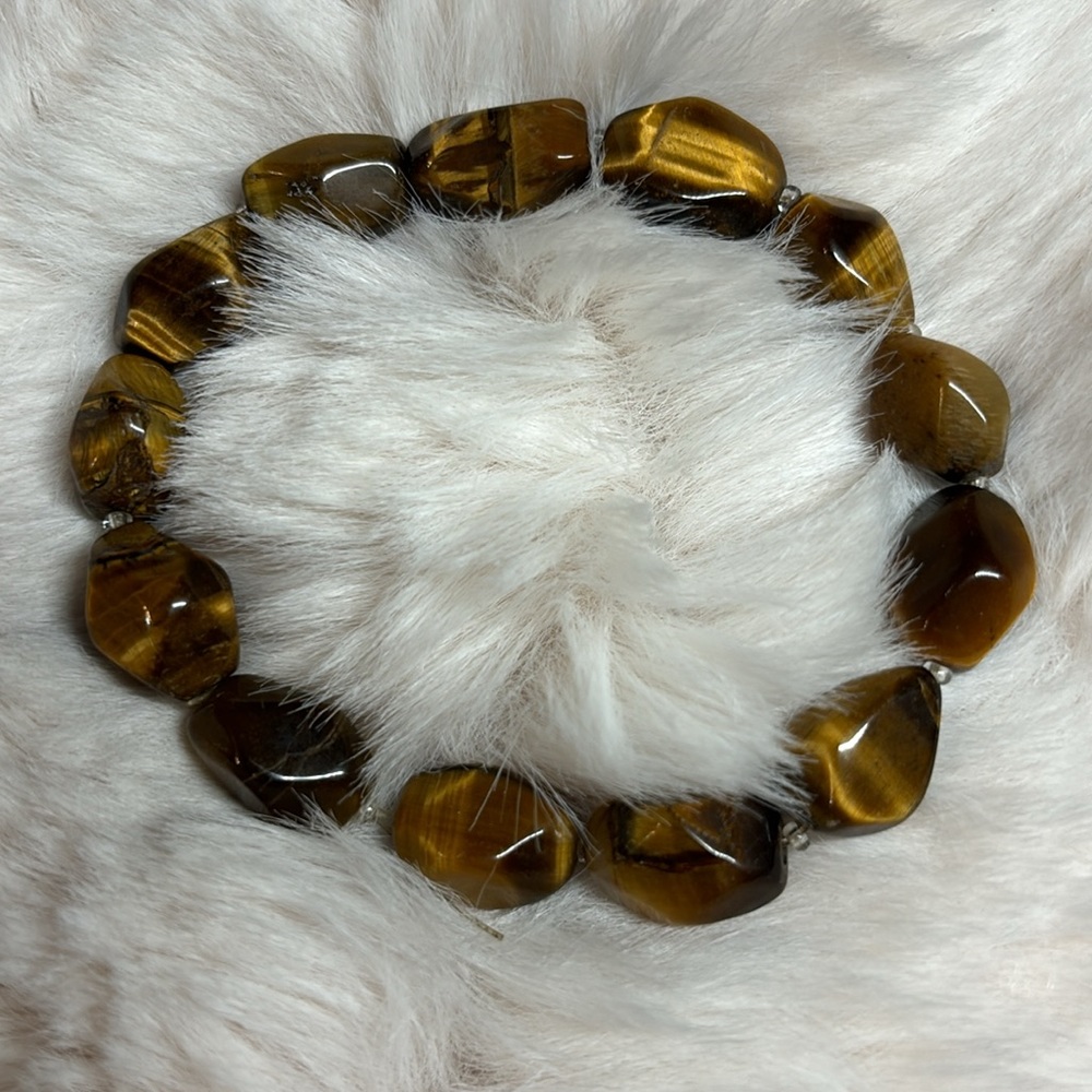 Handmade Genuine Tiger’s Eye Bracelet